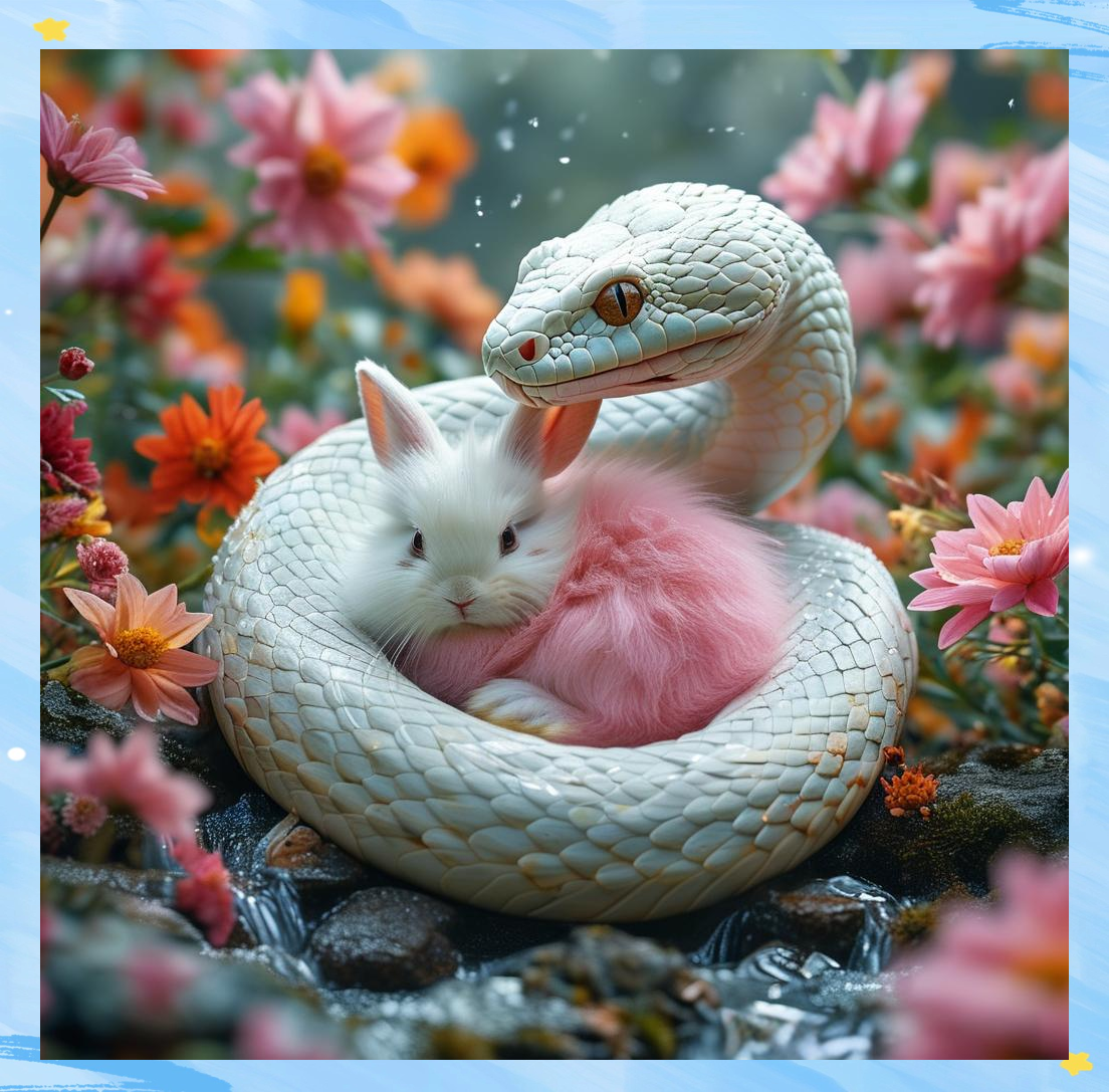 蛇与兔的完美结合:探寻持续富裕的智慧之道