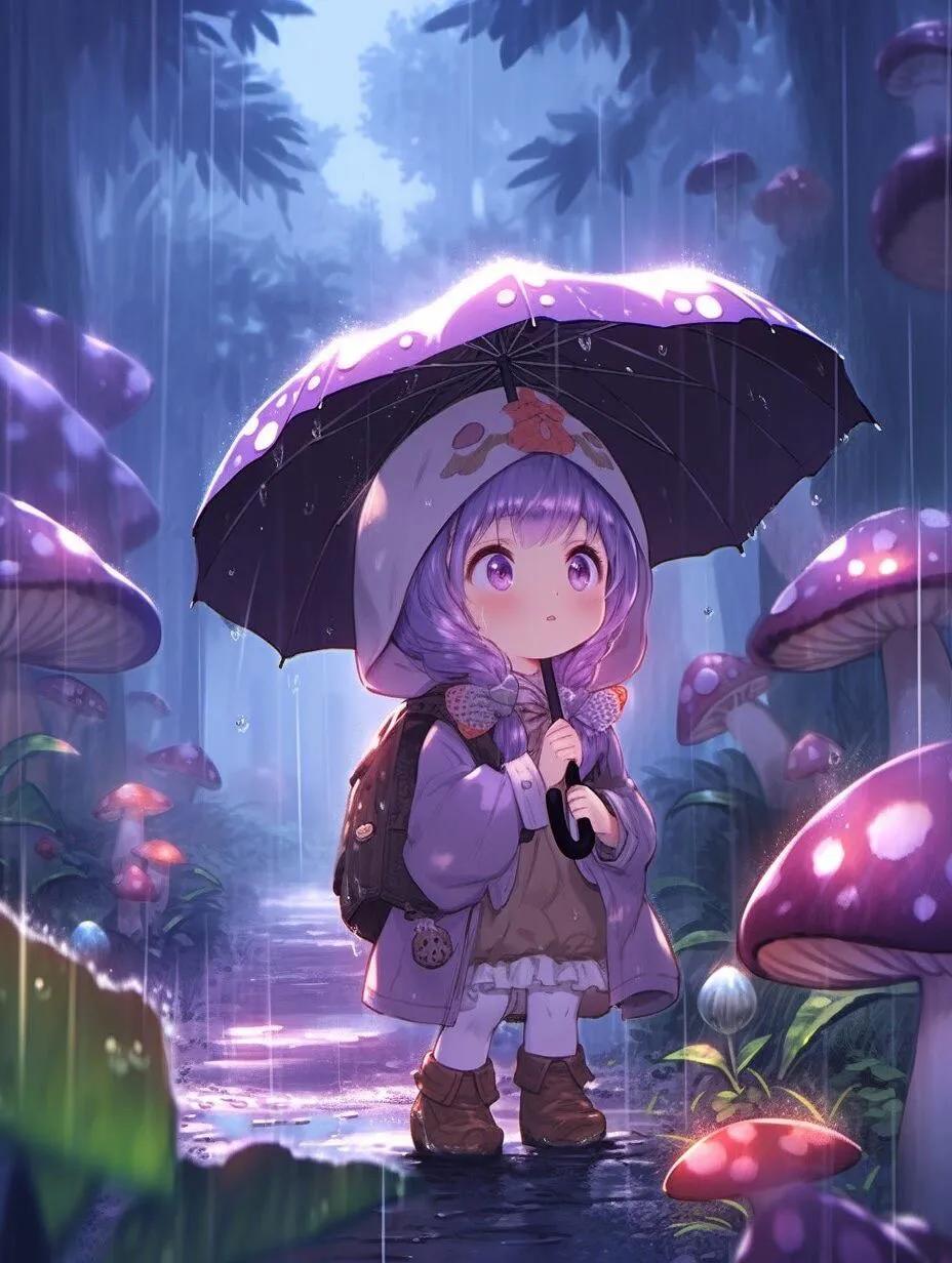 雨天打伞的头像