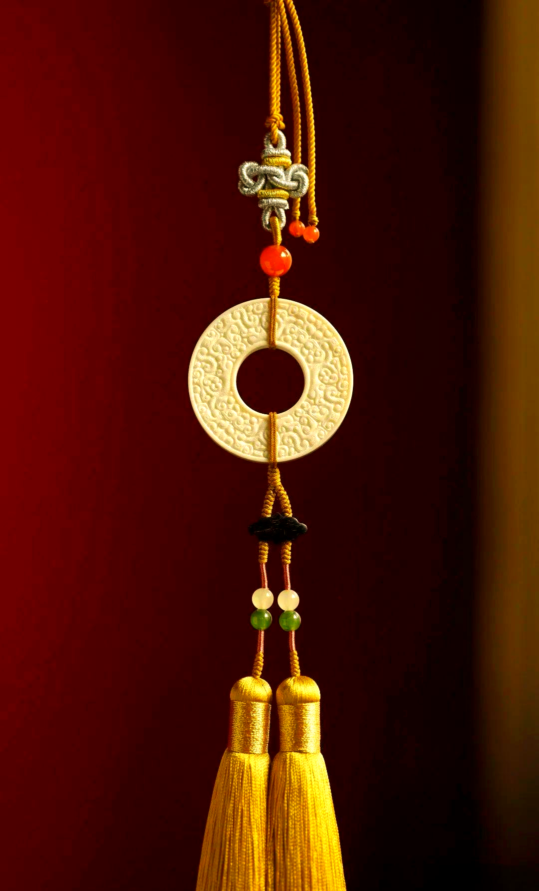 鹿角雕平安扣,文玩挂件中的璀璨明星