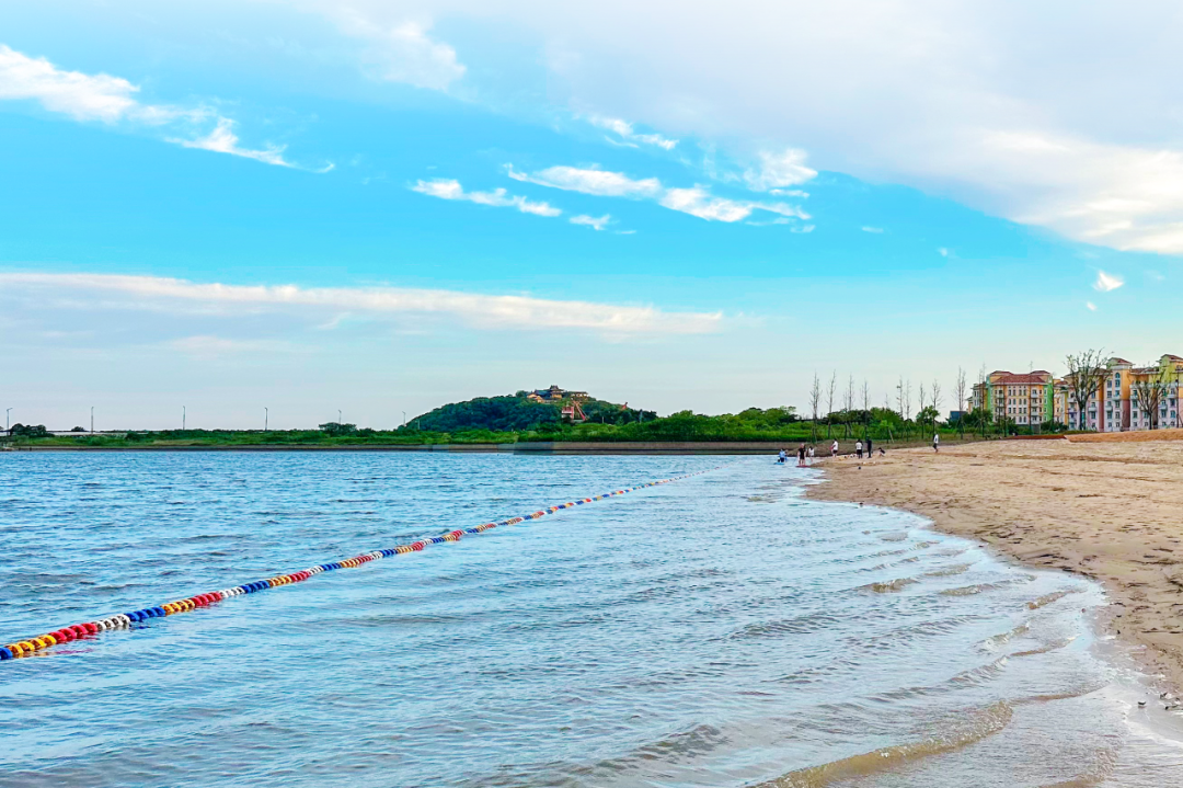 嘉兴多了一处海滨沙滩!