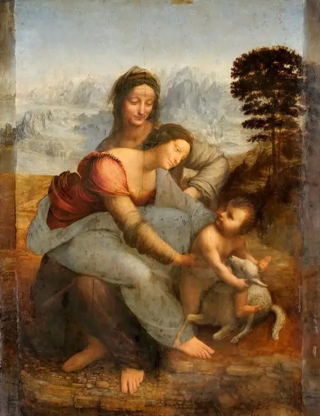 卢浮宫达芬奇的四幅画图片