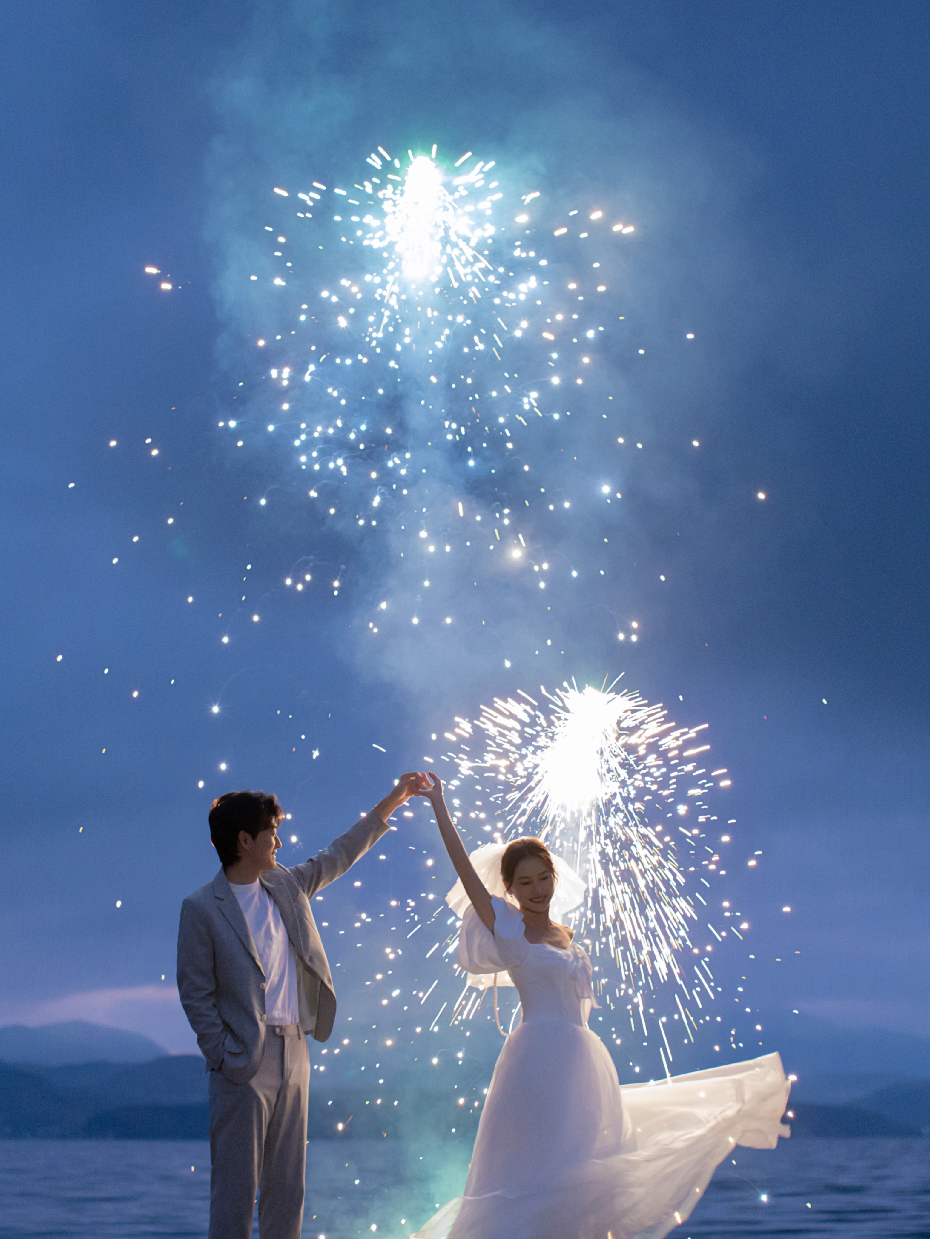 郑州夜景婚纱照怎么拍才好看