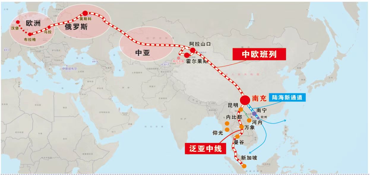专访廖赓:泛亚铁路中老班列(南充号)准备就绪 全面拓展海外市场新空间
