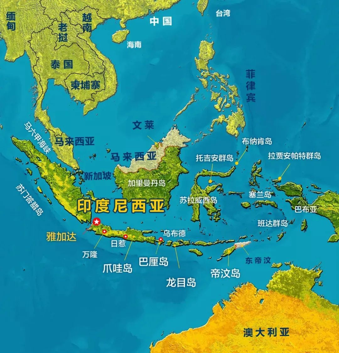 巴布亚新几内亚的位置图片