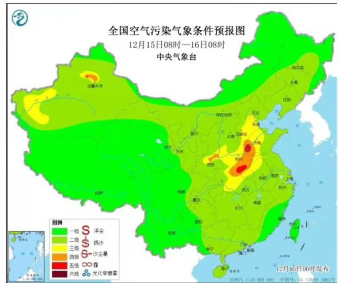 又一股冷空气携雨拜访 河南今天的霾等着风吹散