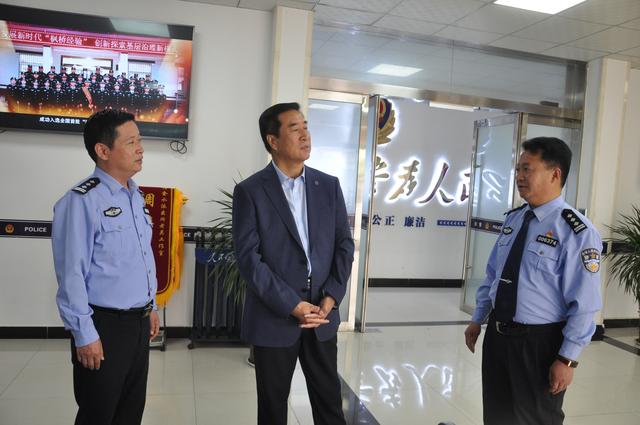 李县平深入合阳金水派出所检查督导队伍教育整顿工作