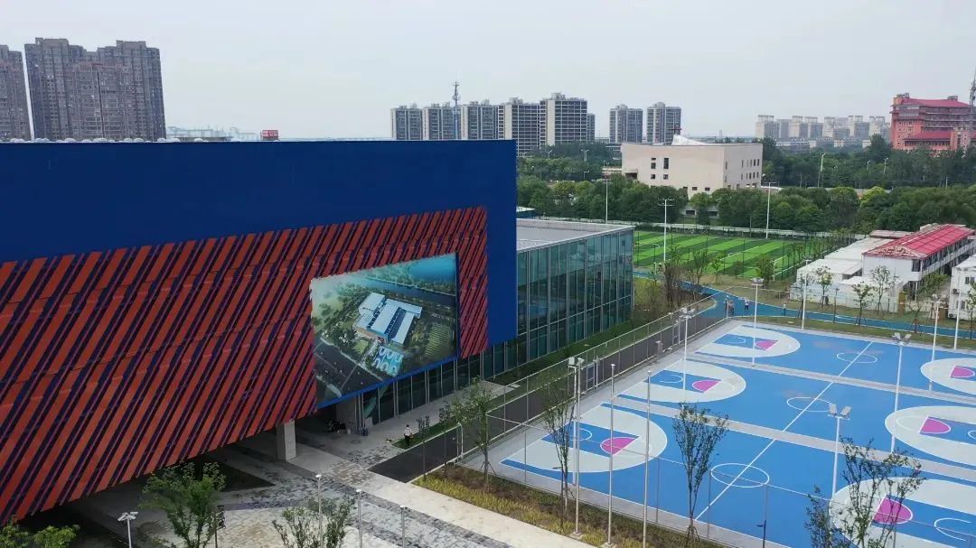 杨行体育中心完成施工!这个开放型花园式综合场馆等你打卡
