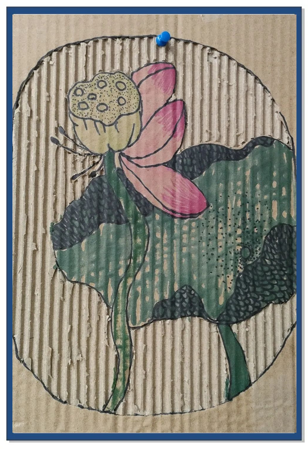 沙河市第三小学瓦楞纸板画社团的多元艺术探索