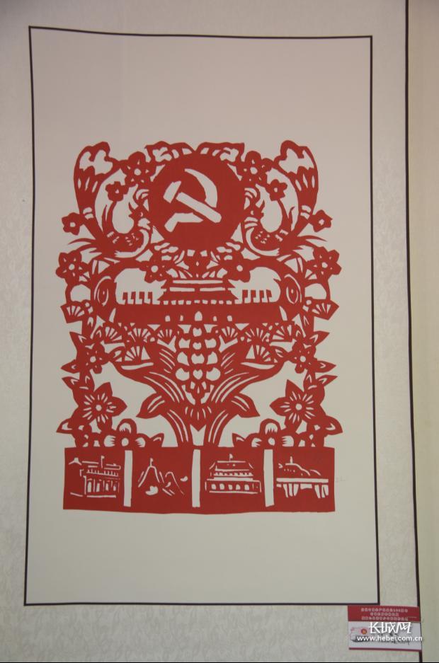 河北石家庄:青少年用剪纸艺术传承红色基因