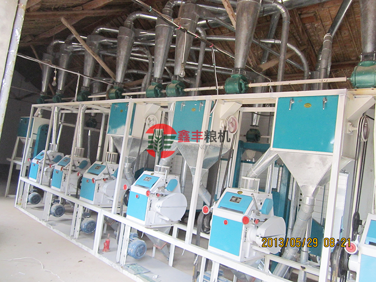 日产30吨面粉加工成套设备 落地式小麦面粉机