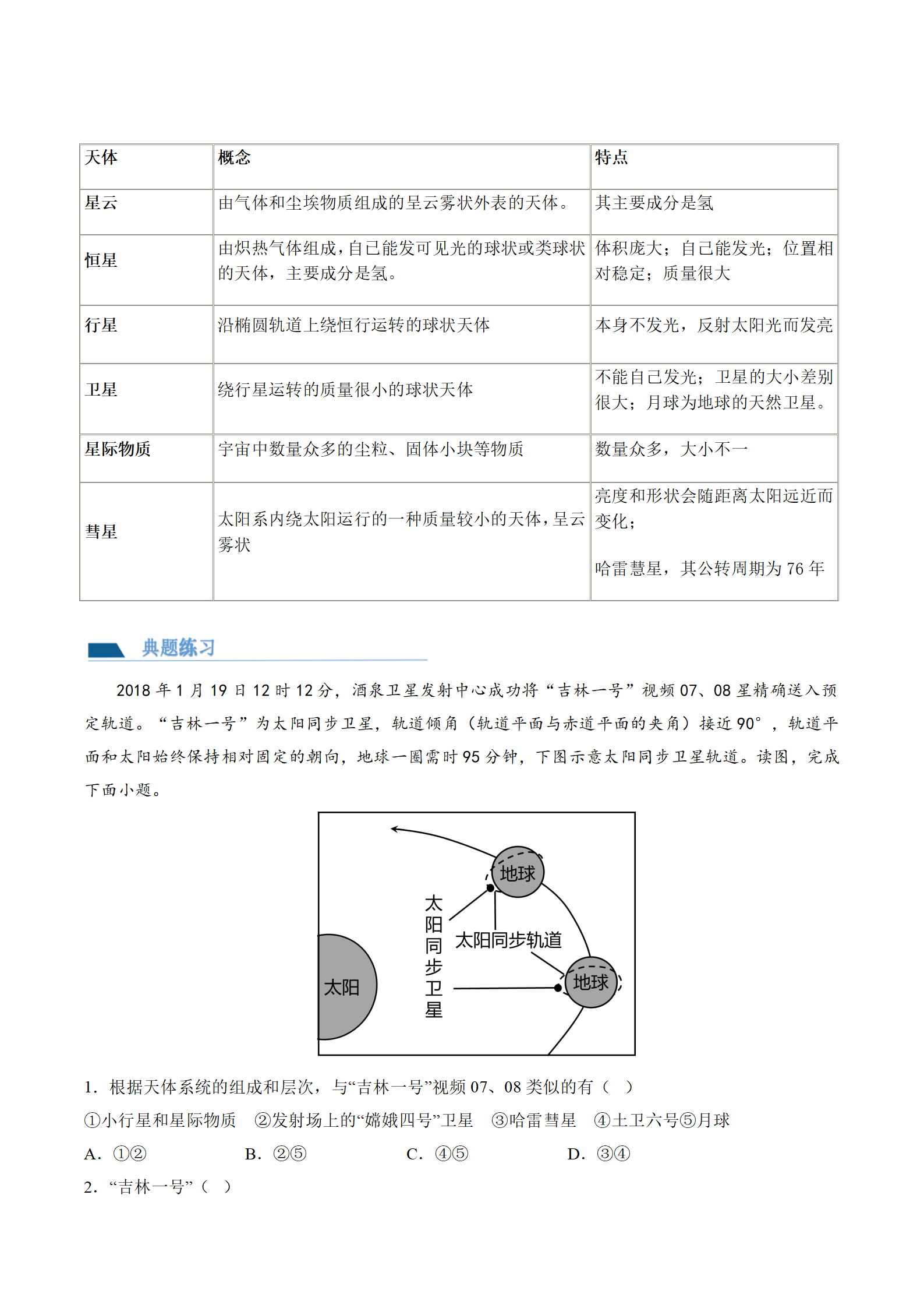 地球的演化知识点图片