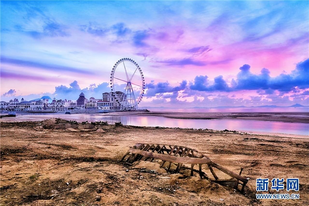 简直美翻天!青岛鳌山湾秋日彩云"绘出"3d水彩画