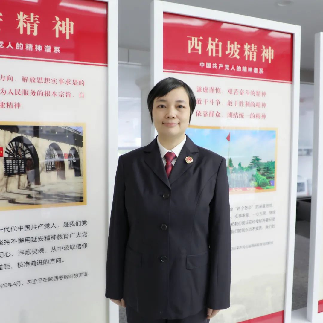 第六检察部 郭蓉作为一名新时期检察官,长期从事民事行政检察工作,在