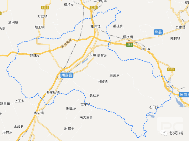 闻喜县乡镇行政分布图图片