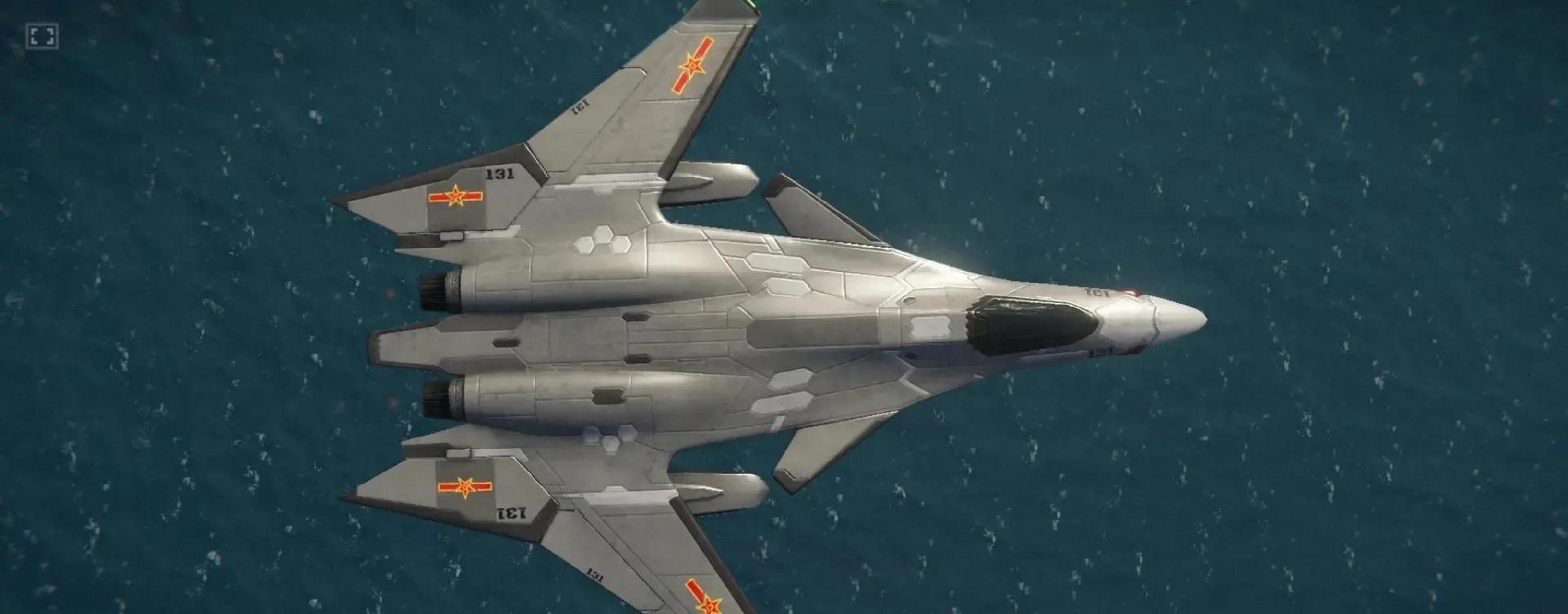 今日央视新闻里曝光了,第六代"白帝"空天战机的飞行模拟图!帅炸了!