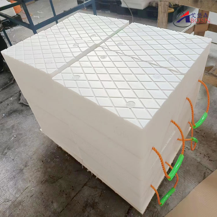 高强度聚乙烯吊车支腿垫板,保证吊车稳定安全