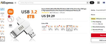 8TB U盘才售价66元！拆解之后发现内部玄机：套路实在太深