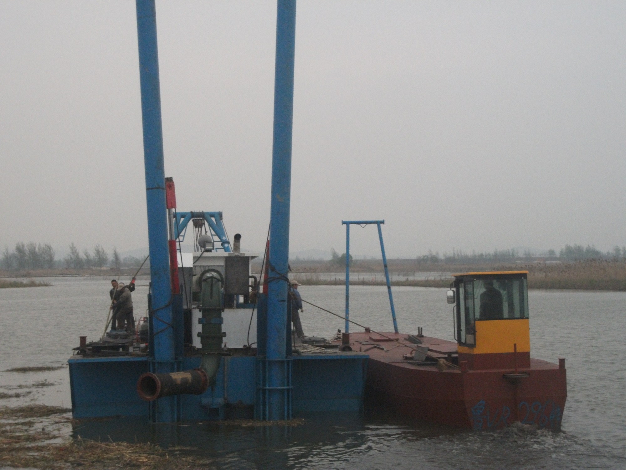 环保机械 绞吸式清淤船河道疏浚 运行费用低