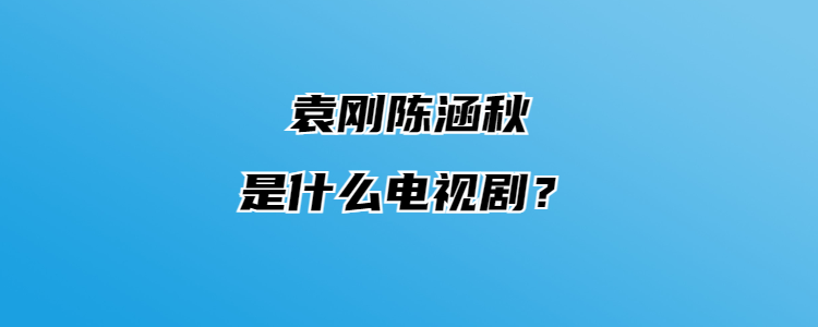 袁刚陈涵秋是什么电视剧?