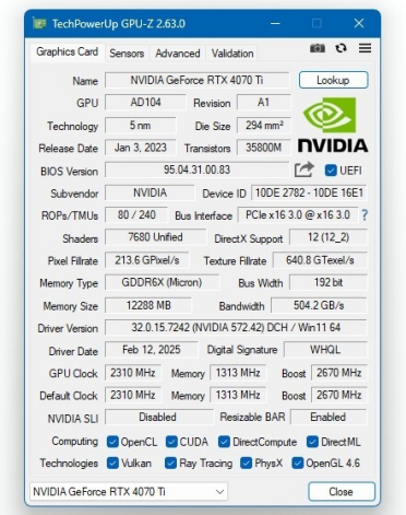 GPU-Z 2.63发布：支持四大新卡 提前迎接AMD RX 9070系列