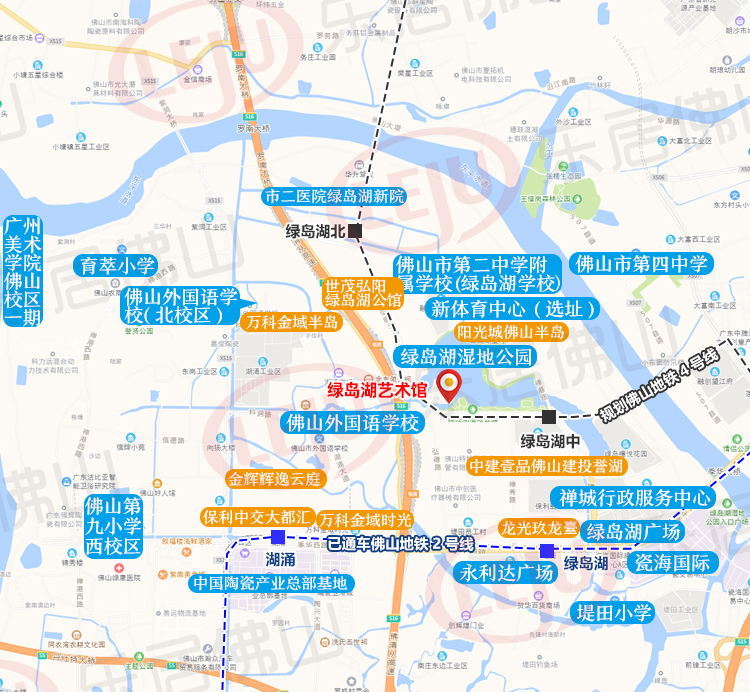 禅城绿岛湖片区将迎来一所艺术馆要求全年展品不少于700件