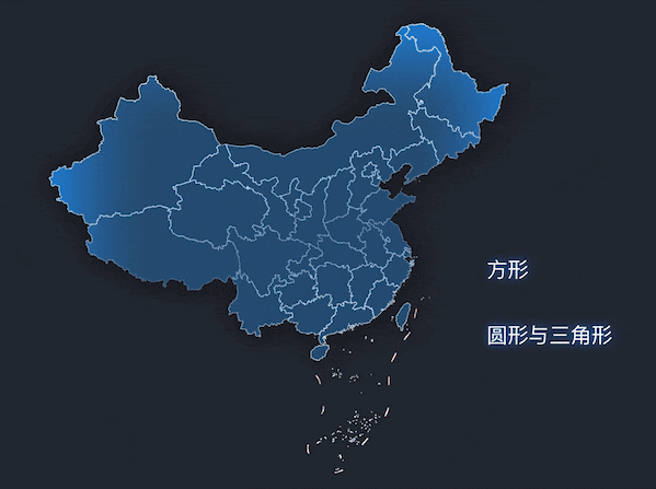 数据驱动地图散点显隐