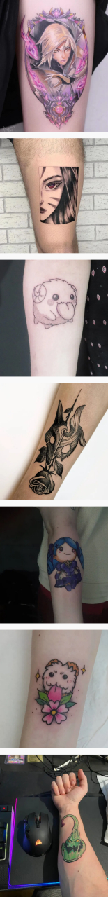 【国外lol玩家们的纹身】  哪款是你的菜?