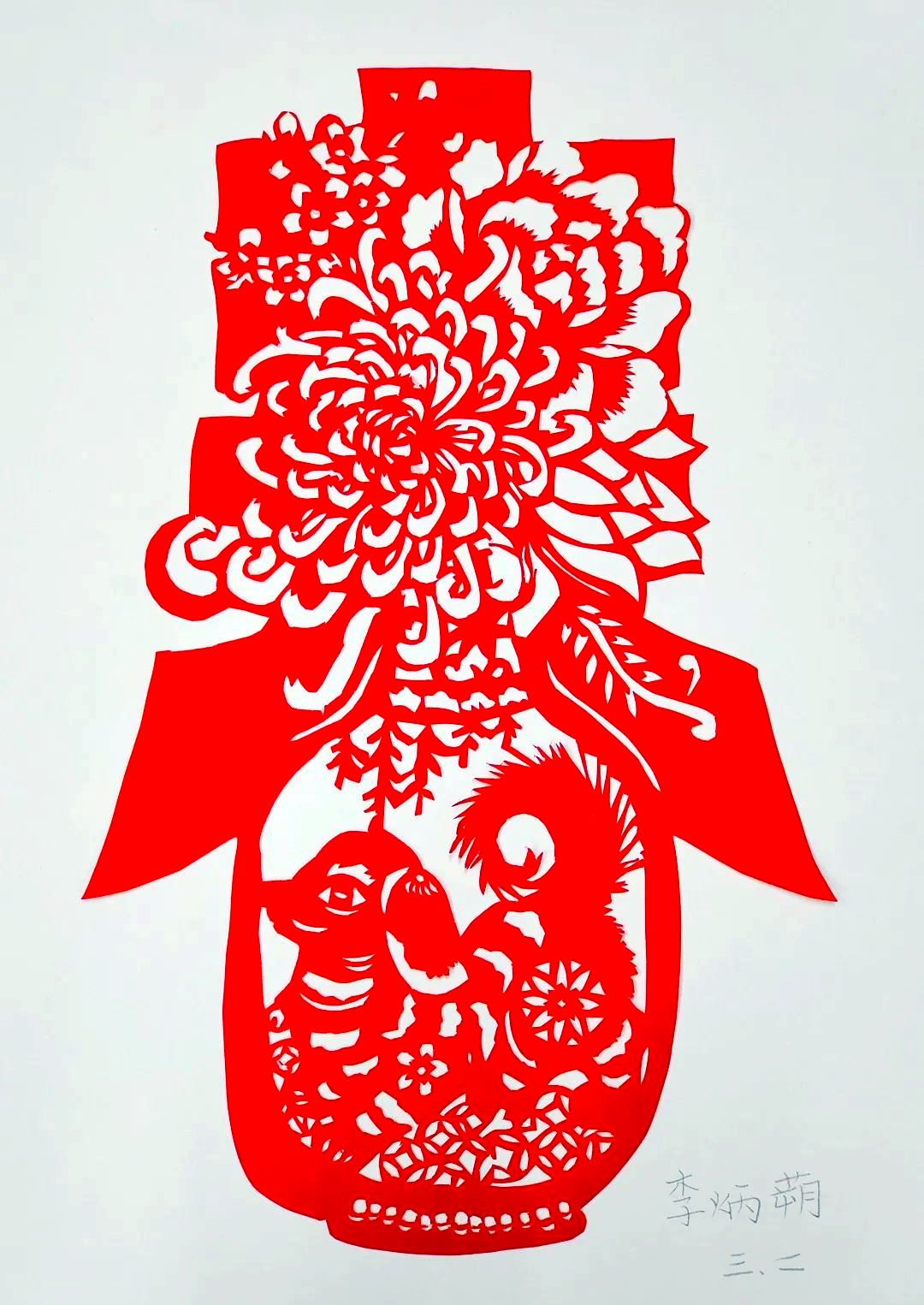 临沂第九实验小学剪纸社团迎新春作品展示,弘扬中华传统艺术