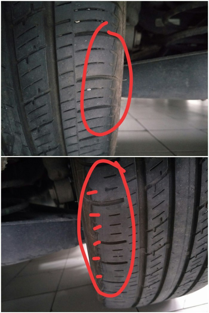 内侧吃胎处理好方法 前后轮内侧吃胎什么原因