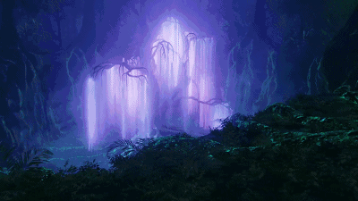 唯美的风景 在杰克·萨利到了潘多拉星球,他发现这里的美景简直无法