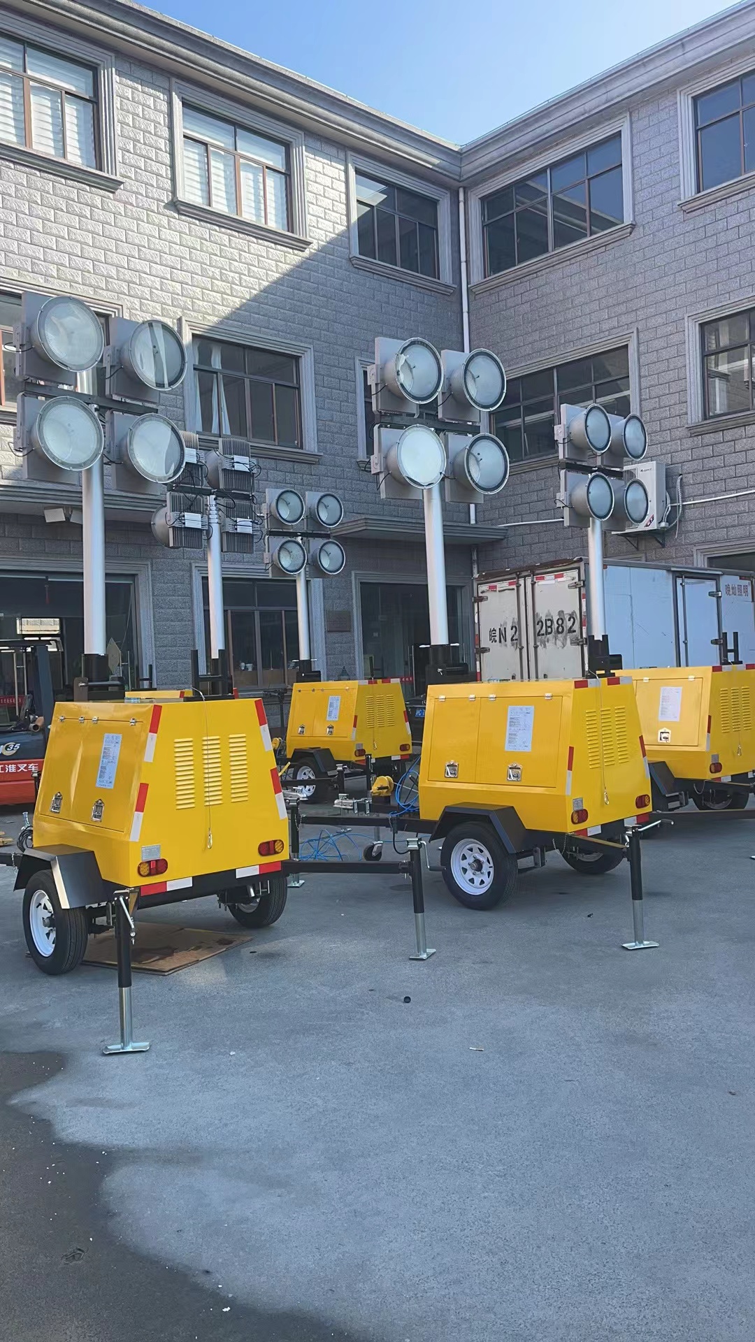 可定制7米/9米移动照明车 手推式照明灯塔型号齐全