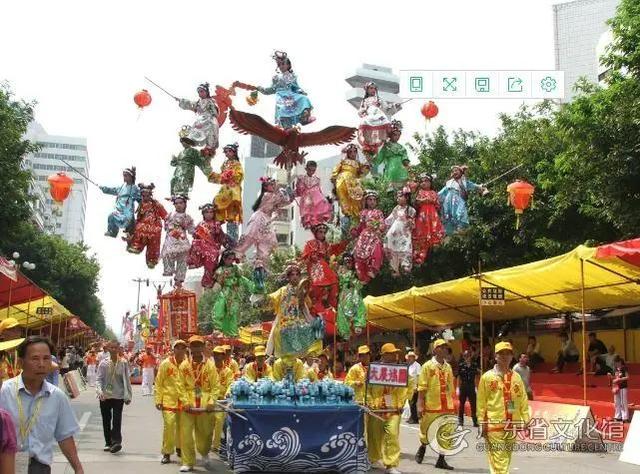 非遗广东|"装色"——飘色(信宜镇隆飘色)