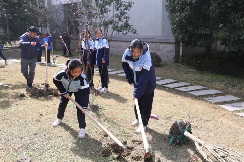 心有绿意,满目皆春!翠苑中学为春天再添一分生机