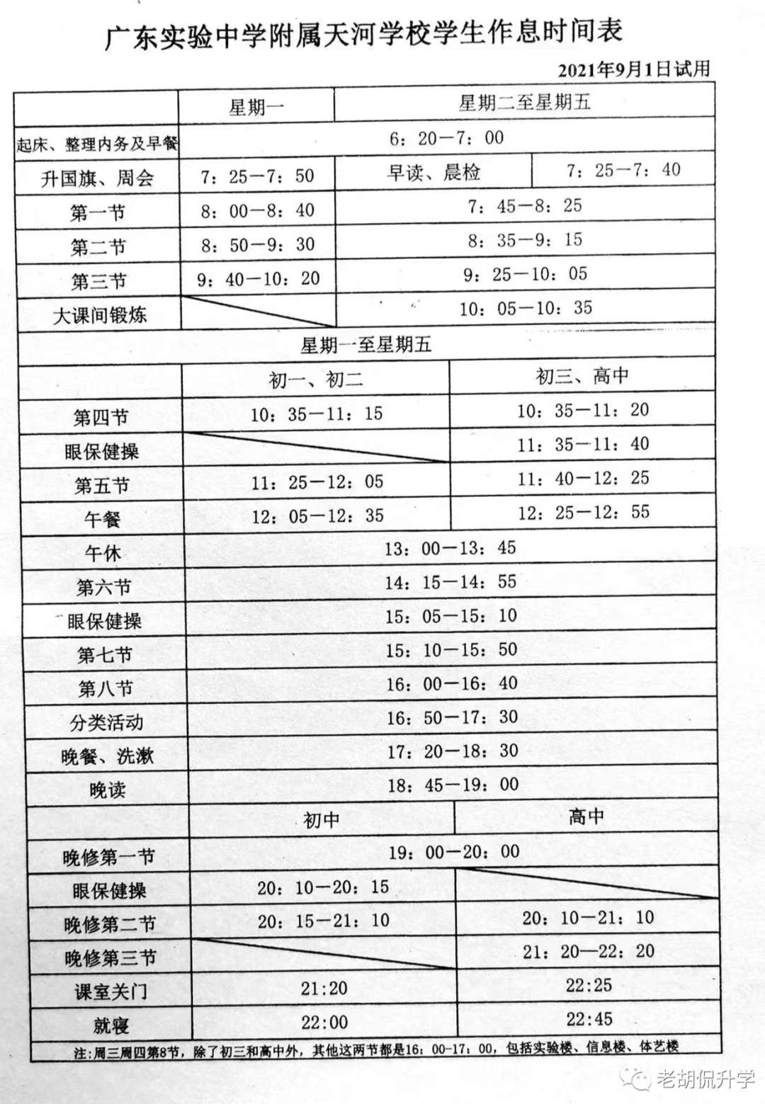 初中几点放学图片