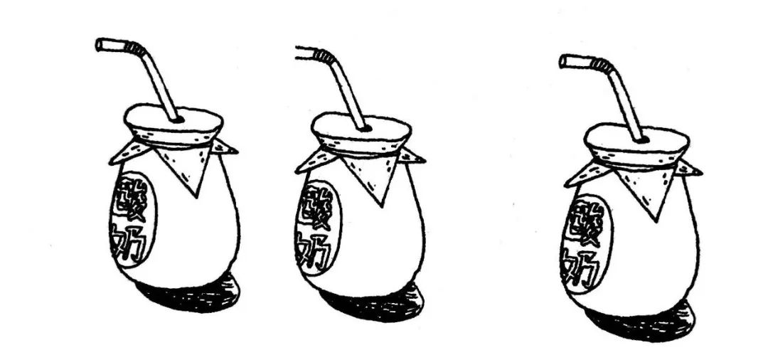 酸奶简笔画步骤图片