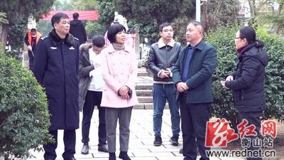 雷继红督查省级文明县城创建成果