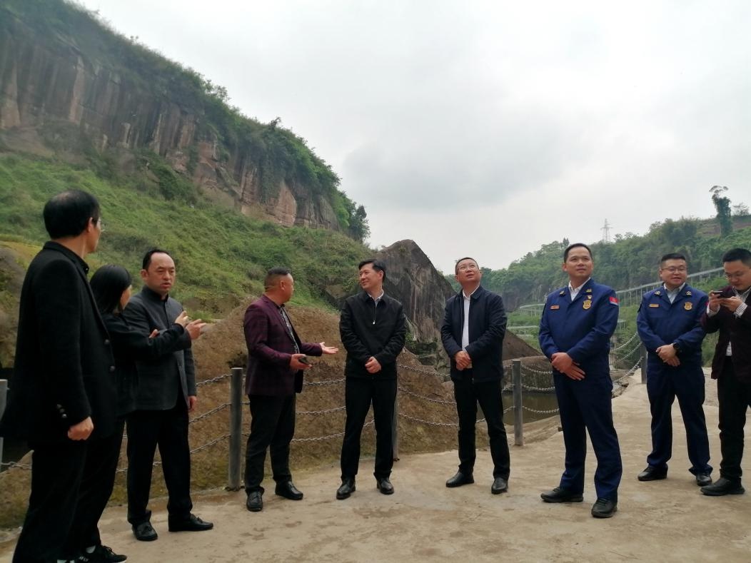 胡彦军率队到岳池县检查节前安全暨调研乡镇中心消防救援站(队)建设