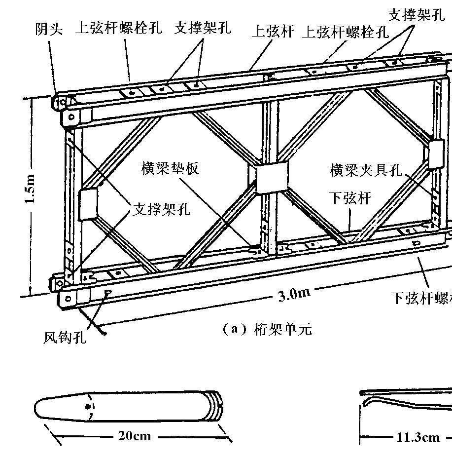 贝雷梁施工图图片