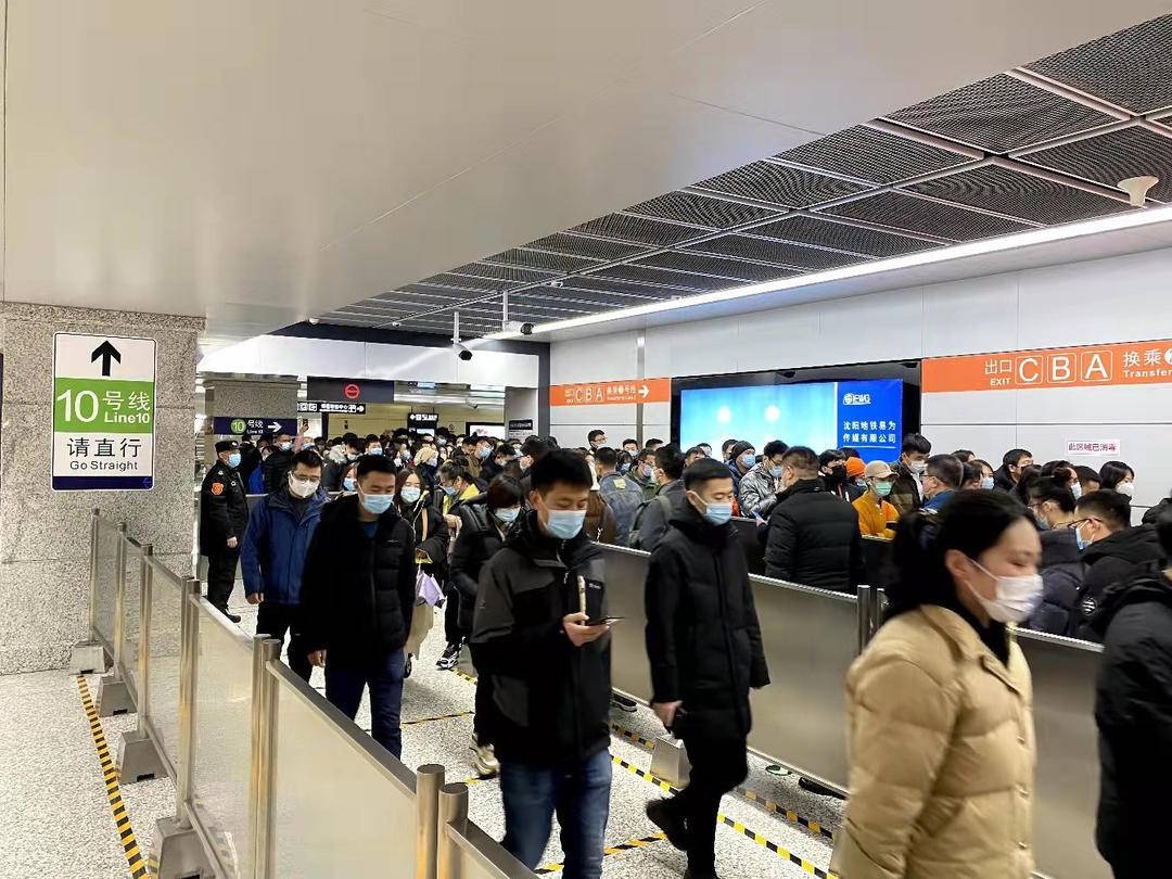 昨日174.78万人次乘沈阳地铁出行