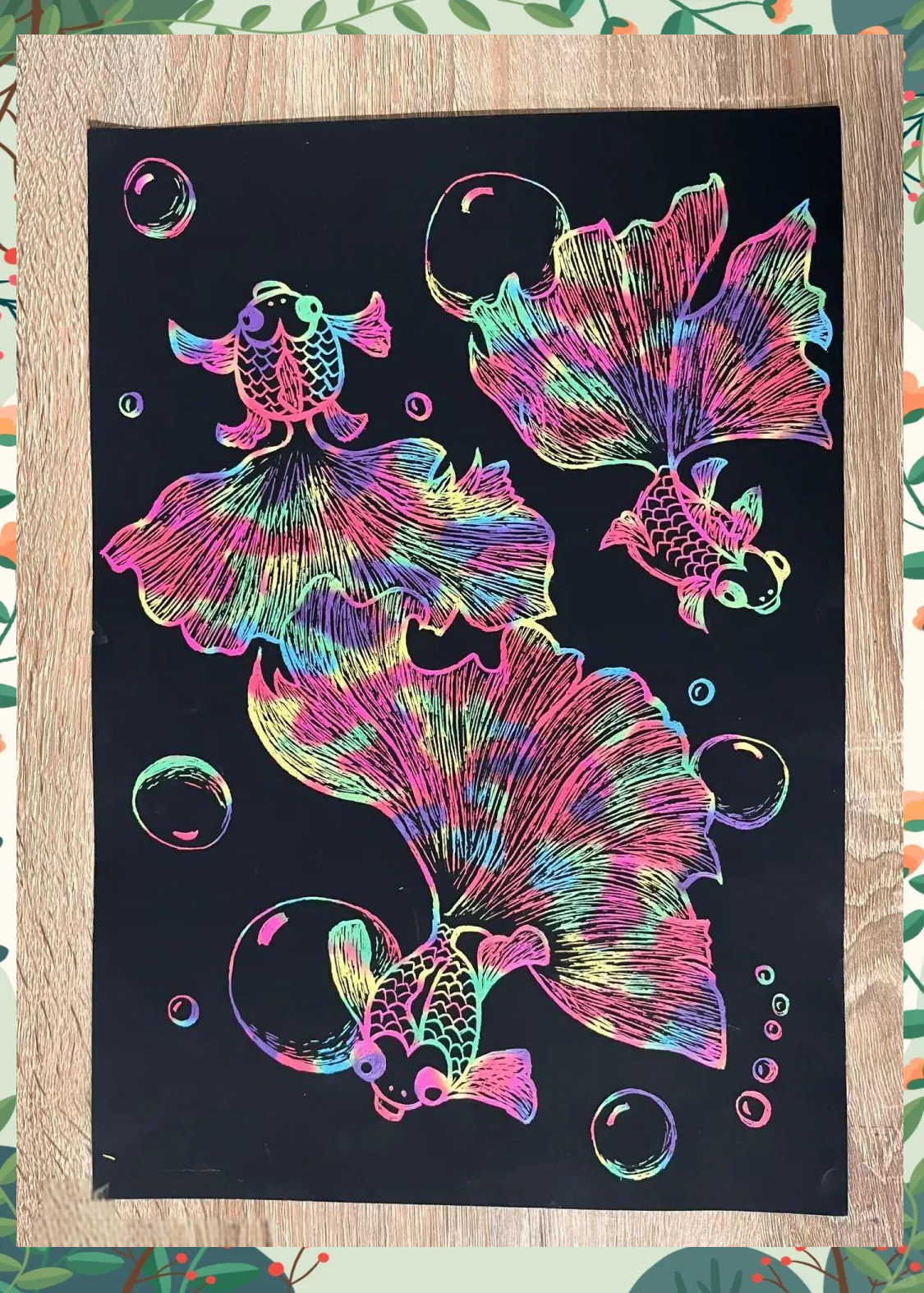 儿童创意刮画探索