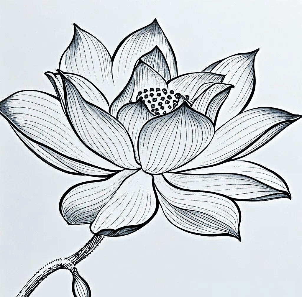 为了助你一臂之力,我们精心准备了一份荷花简笔画