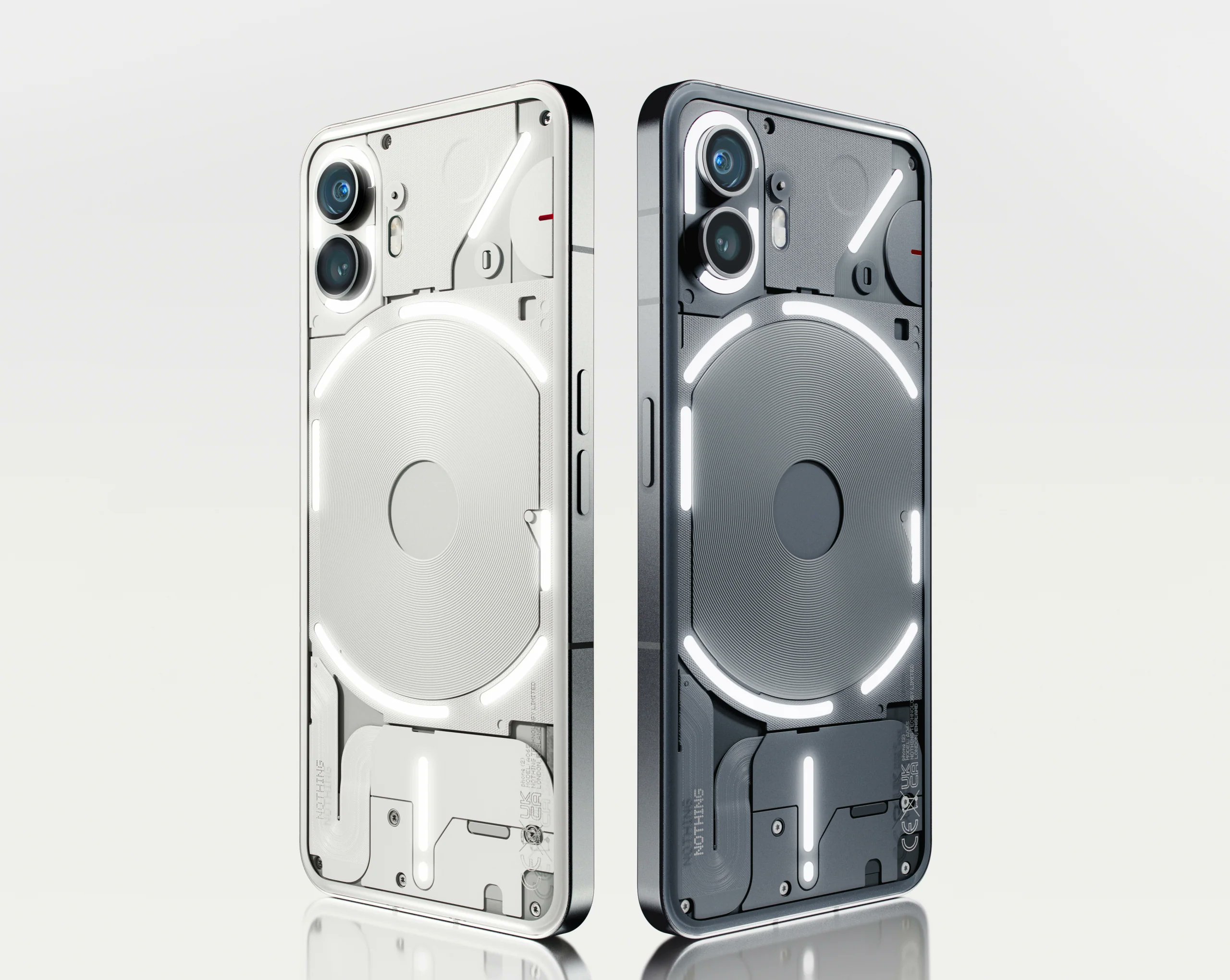 nothing phone2真机曝光:透明机身 环形跑马灯,7月11日发布