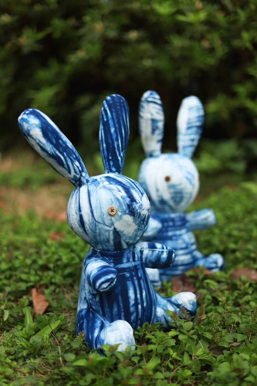 2021年第2期学员作品扎染12生肖兔子