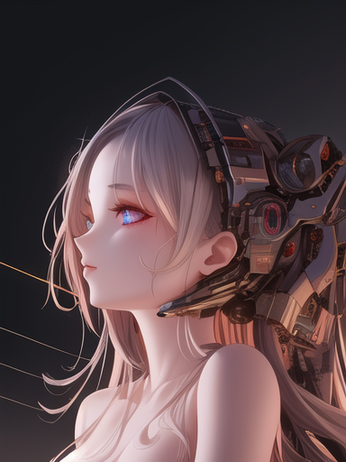 ai绘画之"机械少女"