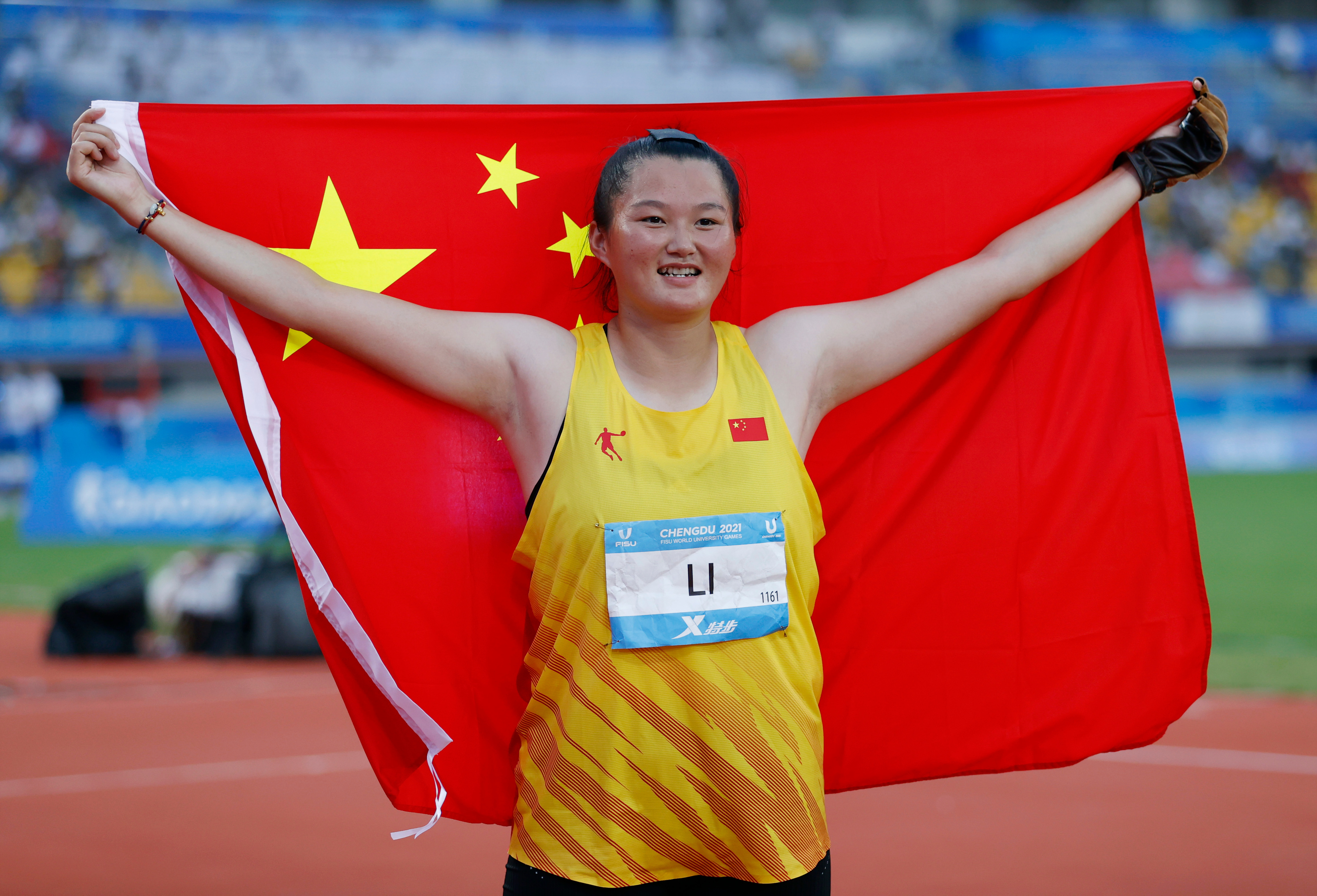 田径——女子链球:中国选手包揽冠亚军