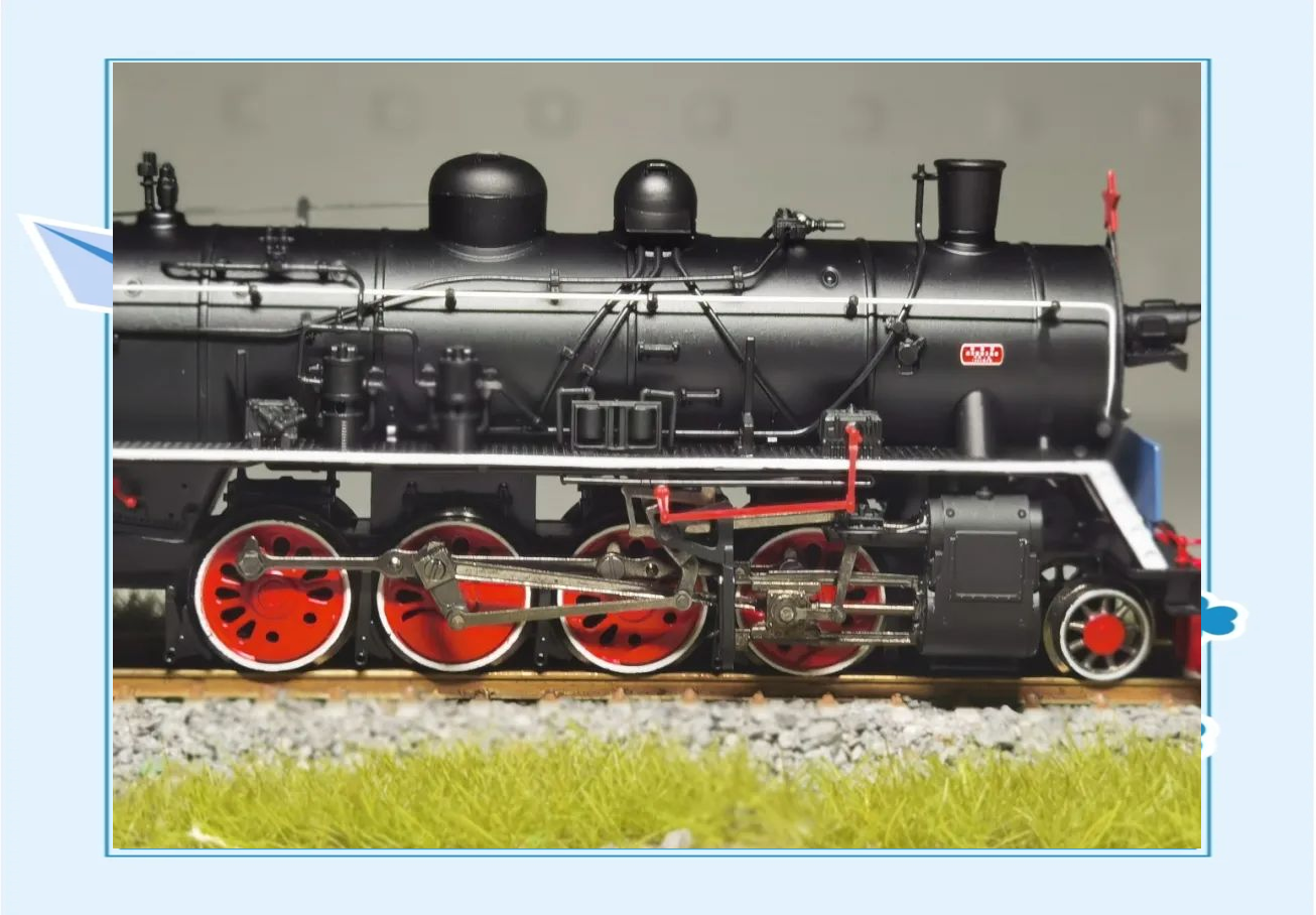 鉴赏百万城出品的解放型蒸汽机车模型