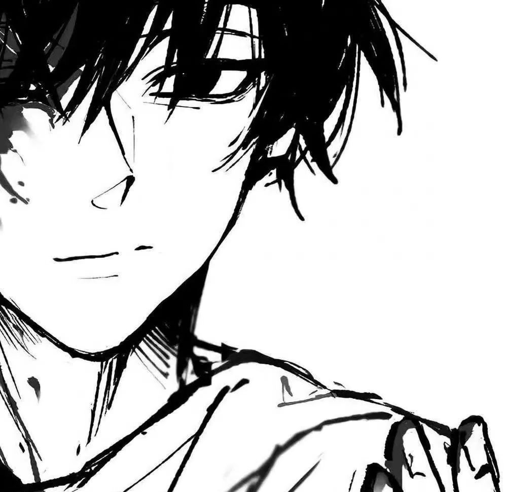 黑白风男女生动漫头像精选