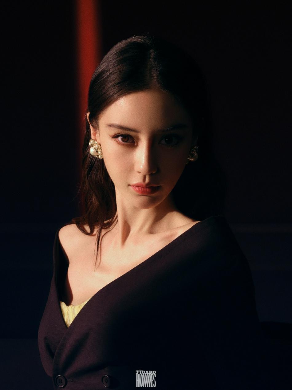 angelababy油画复古大片 氛围感十足