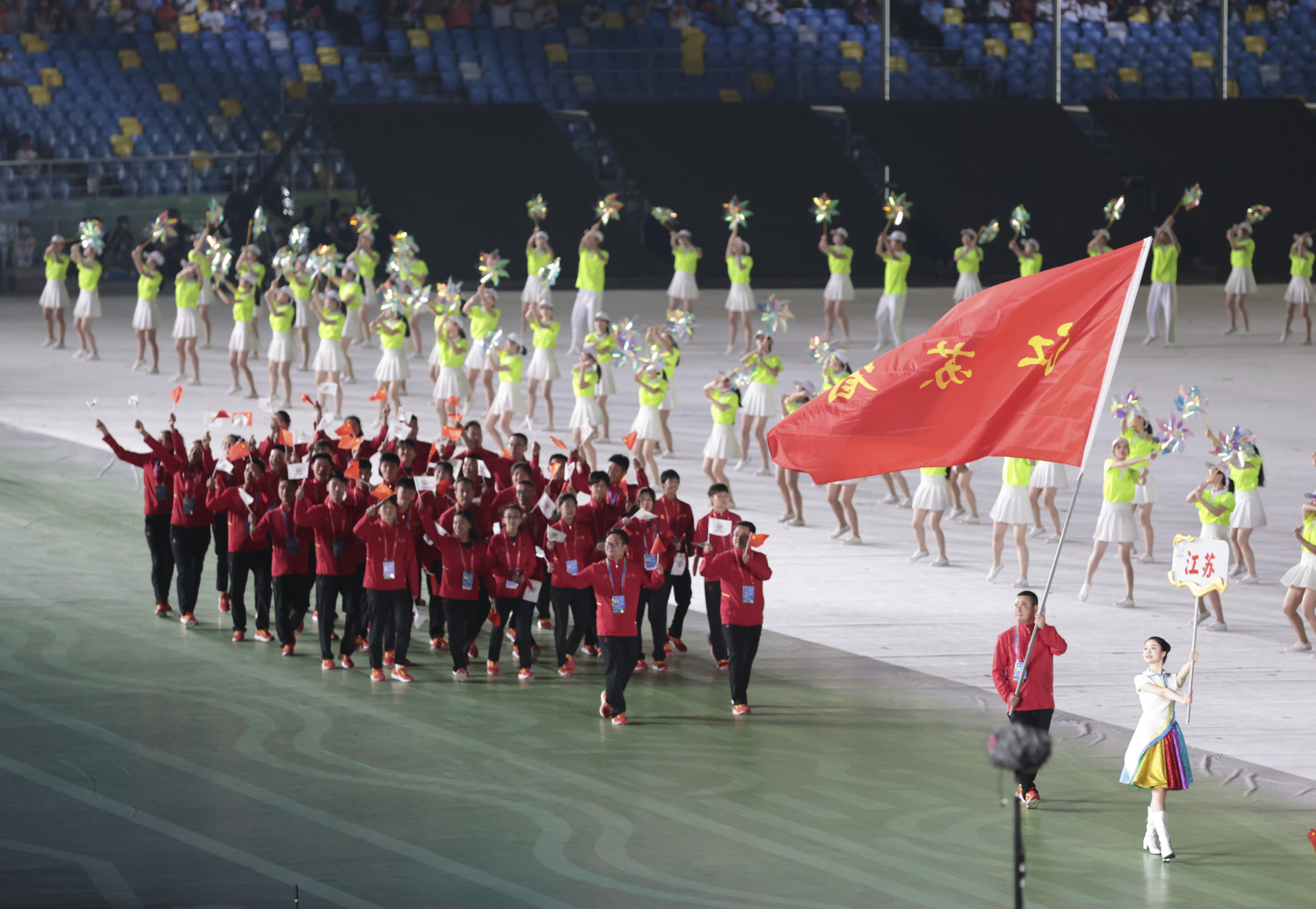 第十四届全运会开幕式在西安举行(19)