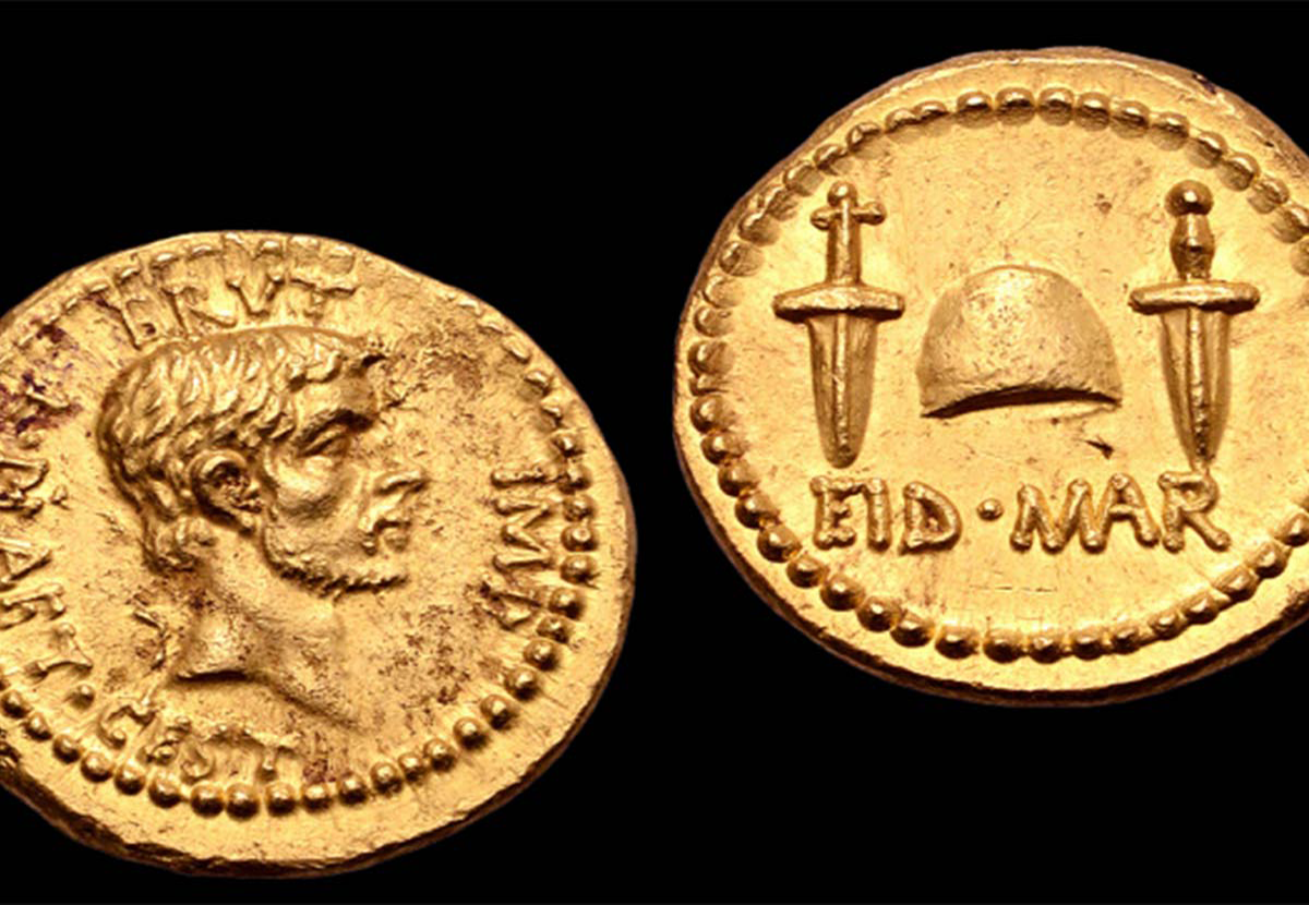全世界仅3枚!纪念凯撒遇刺的稀有金币可能卖到650万美元